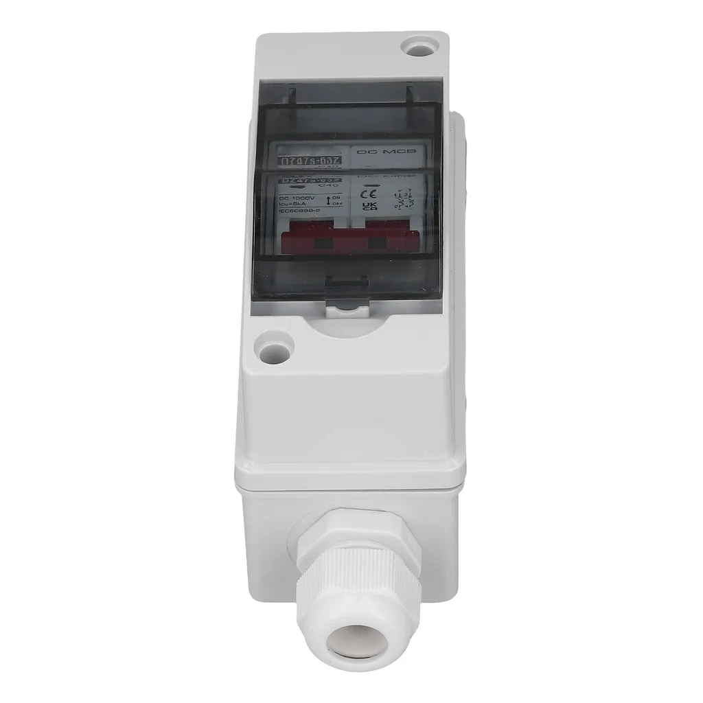 QOXEZY Interruttore di separazione IP65, solare, scatola combinata solare, interruttore isolato per sistemi di alimentazione solare, camper, barche e sistemi solari indipendenti dalla rete