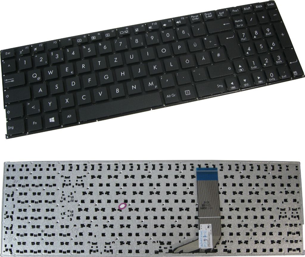 Original Laptop-Tastatur / Notebook Keyboard Ersatz Deutsch QWERTZ für Asus X556UF-Serie X556-Serie A556-Serie X556UQ-XO075T X556UR X556UV X556UV-...