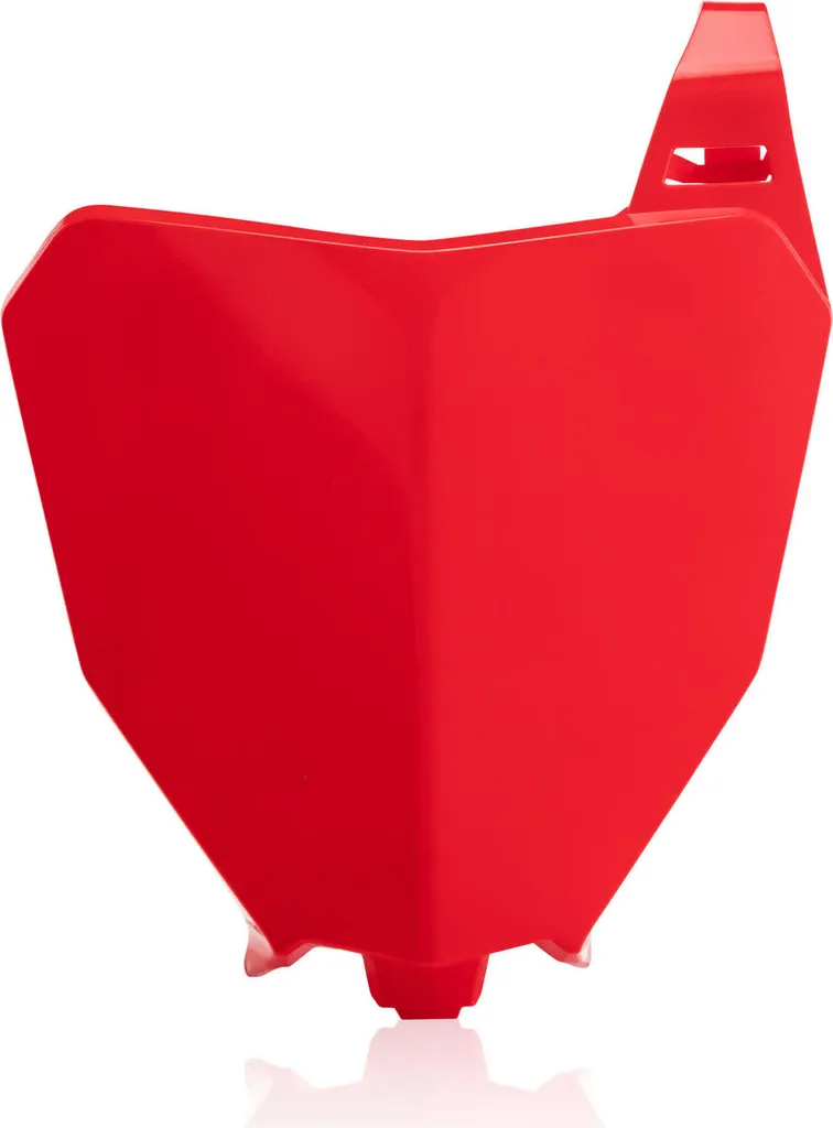 Plaque avant Honda Acerbis rouge : remplacez votre plastique cassé