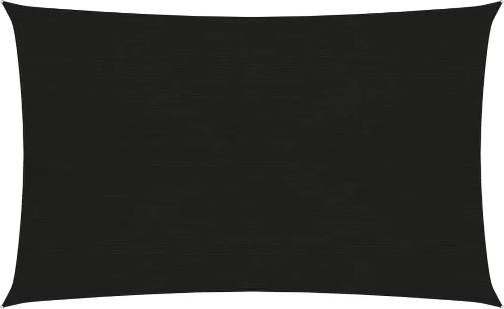 Tenda a Vela Design Nero 2x4,5m - Living Store HDPE 160g/m² Esterni