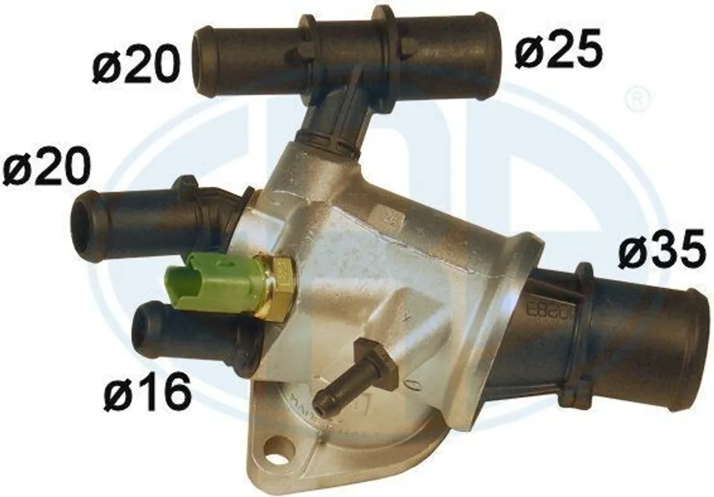 Thermostat d'eau ERA 350017 OE 46790294 pour Alfa 147 166 et Fiat Stilo