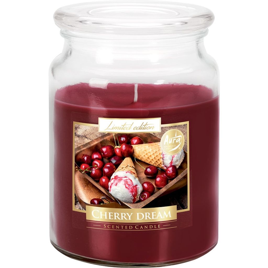 Duftkerze im Glas Cherry dream 14x9.8cm für bis zu 100h Produktbild 
