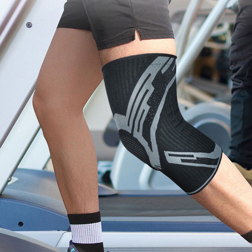 INF Sport-Kniebandage Schwarz L