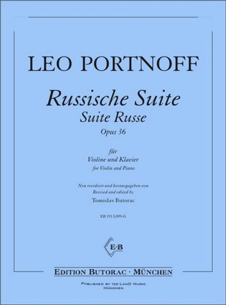 Russische Suite op.36 für Violine und Klavier