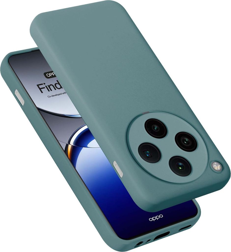 Cadorabo Hülle für Oppo Find X8 Pro Hülle Silikon Handyhülle Case aus flüssigem Silikon, Kratzfeste und stoßfeste Schutzhülle für Oppo Find...