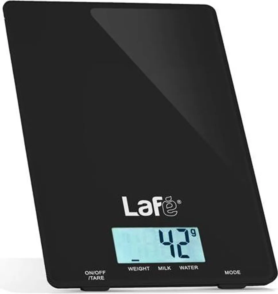 LAFE WKS001.5 Küchenwaage Elektronische Küchenwaage Schwarz, Arbeitsfläche Rechteck
