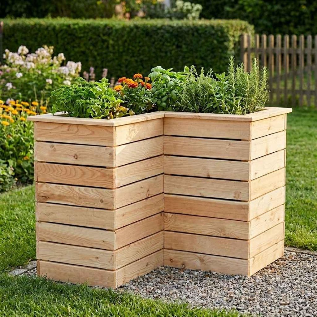 Hochbeet ohne Boden 80 x 80 x 72 cm (40x40cm)