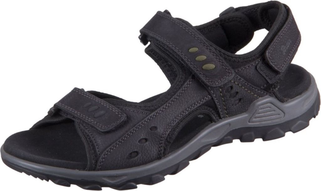 Sioux Herren Sandalen Oneglio-702 aus Naturleder in Schwarz für den Sommer