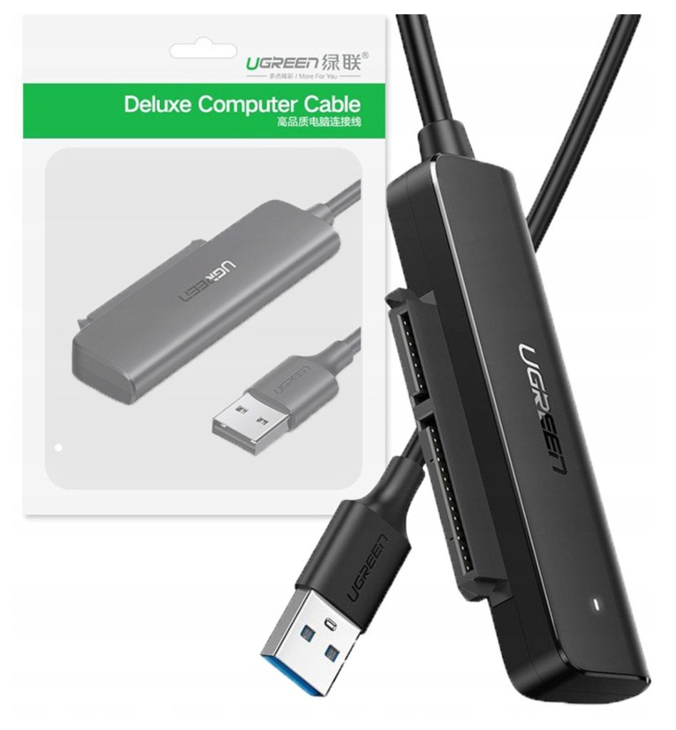 Ugreen Adaptér kábel dlhý Heavy Duty Usb na Hdd SSD Sata Obrázok produktu 