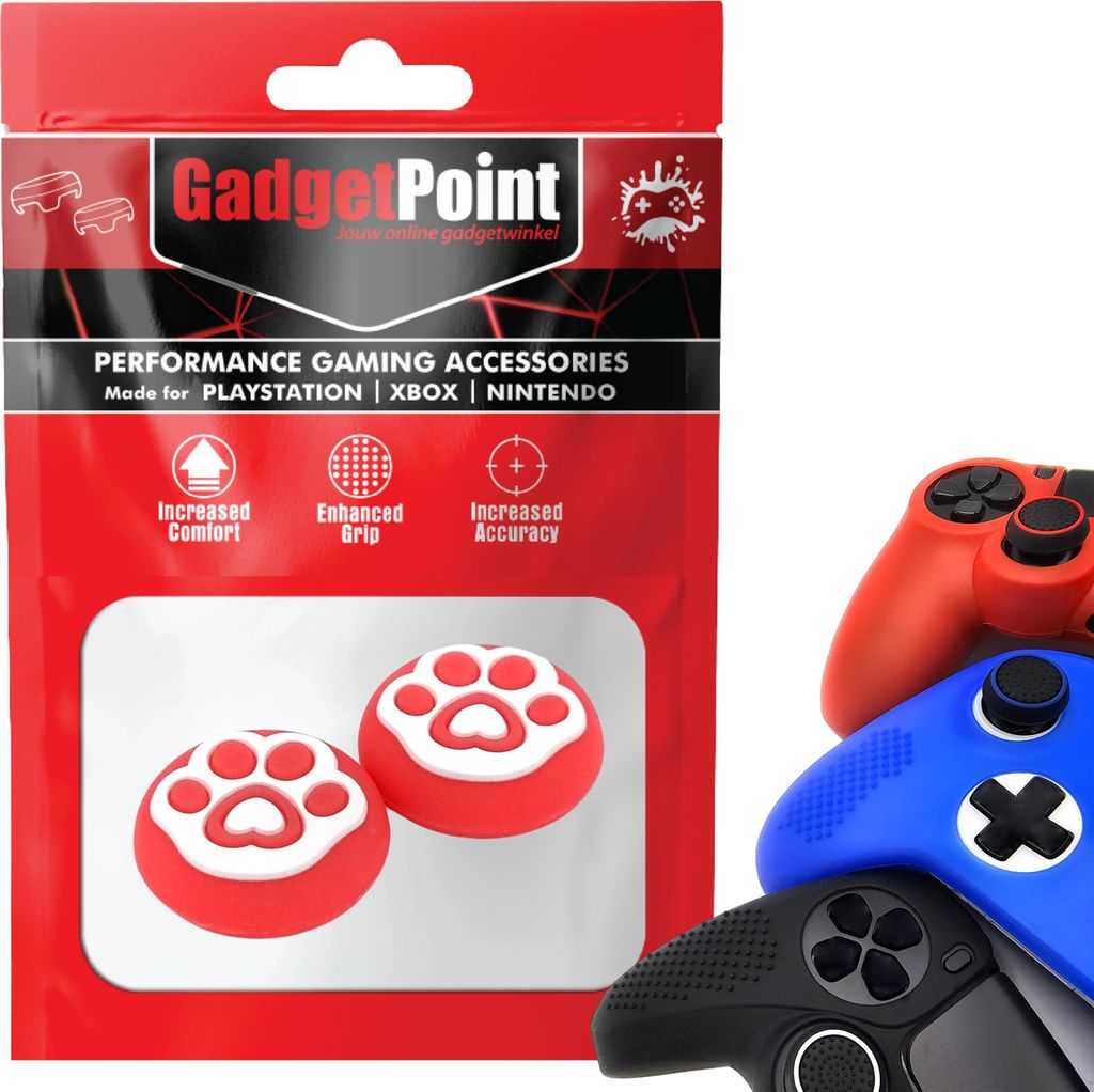 Thumbgrips - Thumb Grips voor PlayStation, PS5, Xbox X/S, One & Switch Pro Controller - Gaming Thumbgrips - Performance Anti-Slip Thumbsticks - Bes...