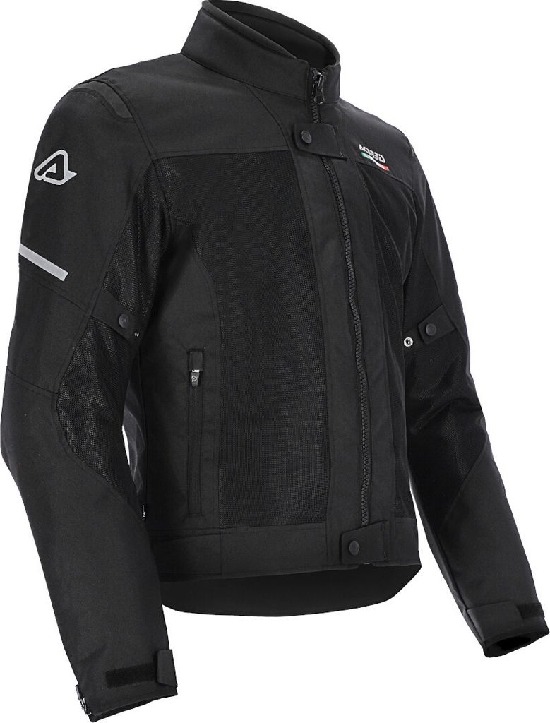 Acerbis On Road Ruby Motorrad Textiljacke, schwarz, 3XL