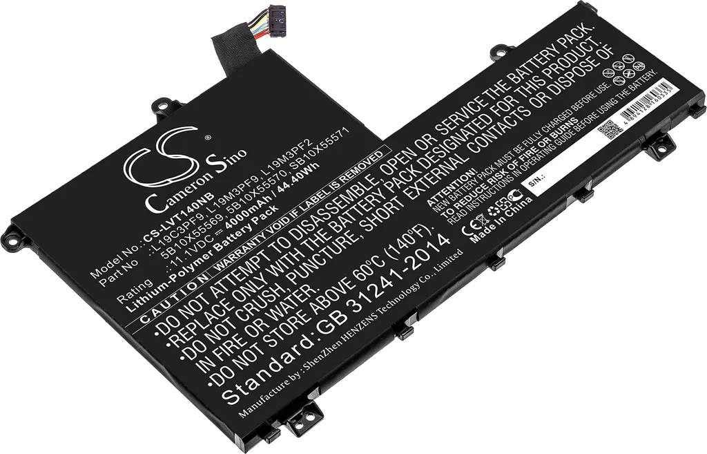 Batterie longue durée pour Lenovo ThinkBook 14-IML remplace le 5B