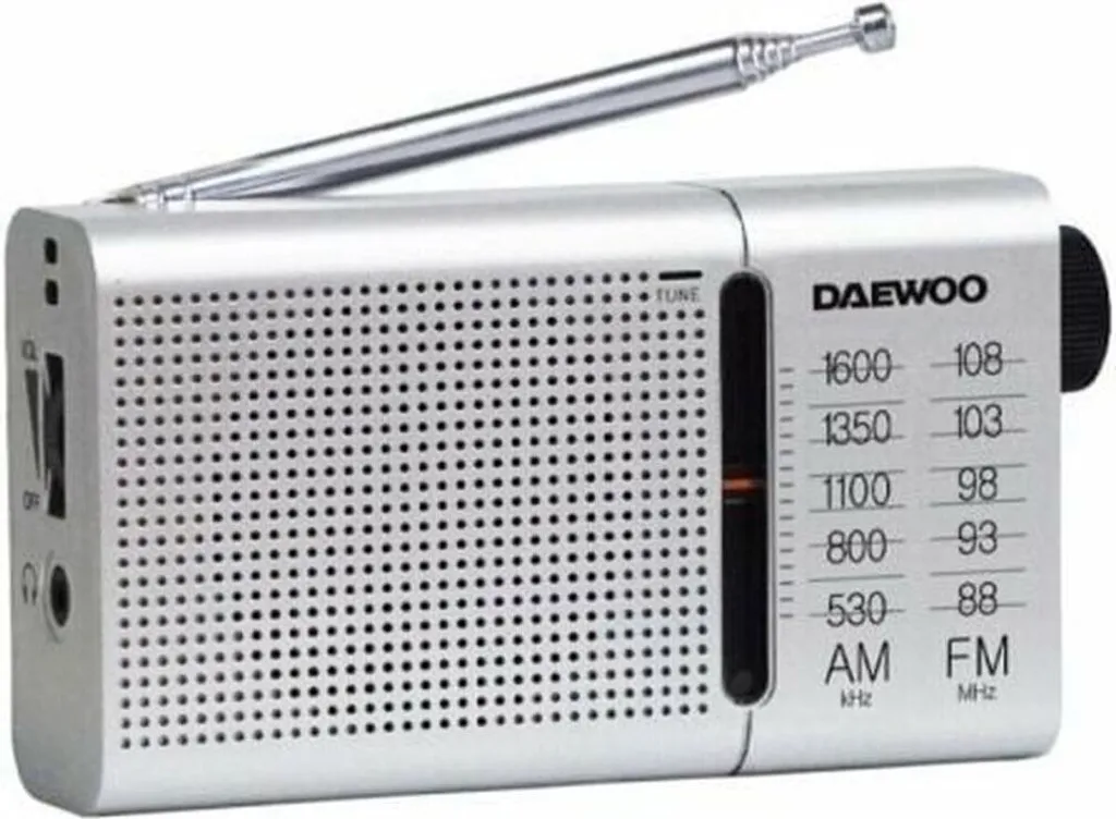 Daewoo DW1037 Radio Portatile Argento AM/FM | Offerta E-commerce