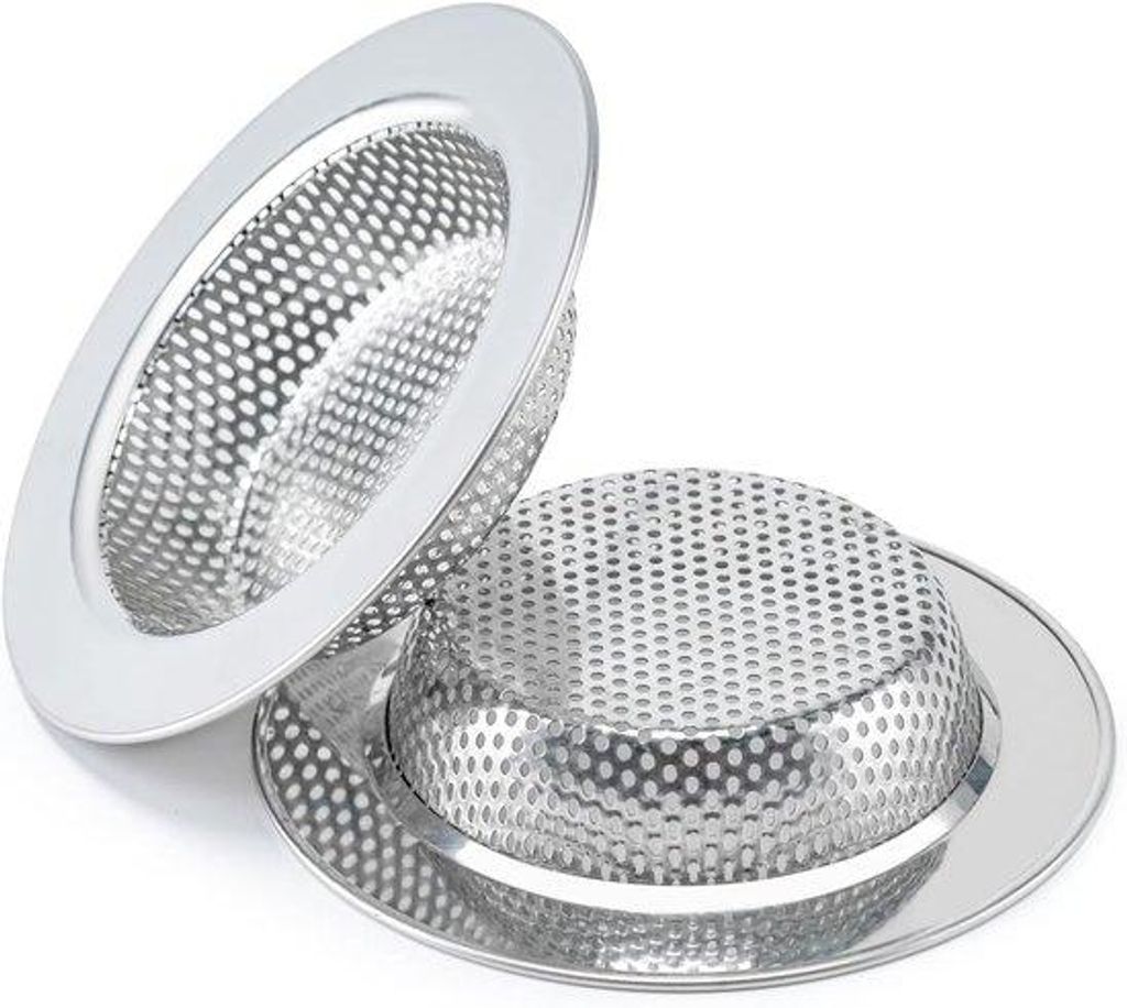Universal Gootsteinsieb - Abflussfilter - Abflussstopfen - Gootsteinsieb für die meisten Küchenabflussbecken - Außendurchmesser (11.2 cm)