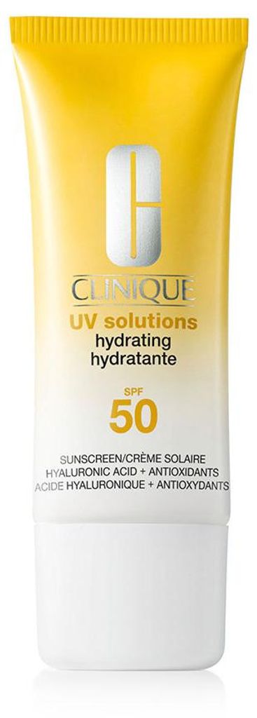 Clinique UV Solutions Hydrating Sunscreen SPF 50, Sonnenschutzcreme, Gesicht, Tube, Schutz, Empflindliche Haut, 40 ml