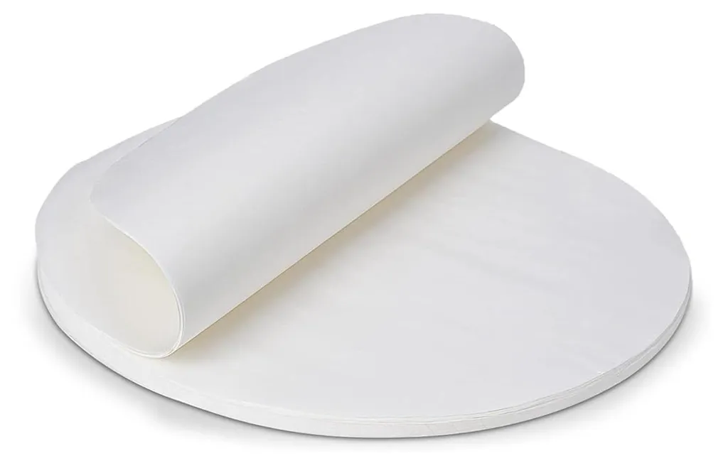 100 feuilles de papier sulfurisé rond 30 cm antiadhésif pour la cuisson