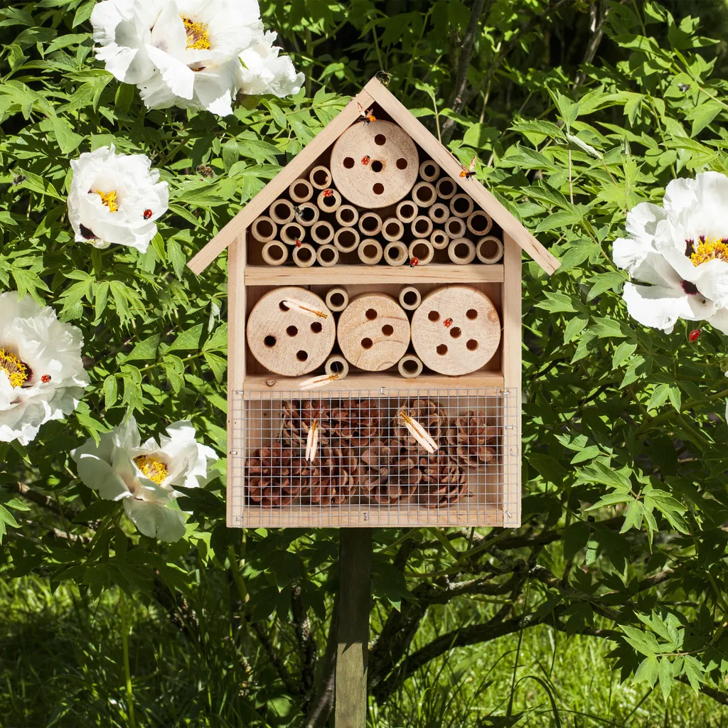 Hôtel pour Insectes de Jardin - Kit de Pollinisation pour le Potager - 2
