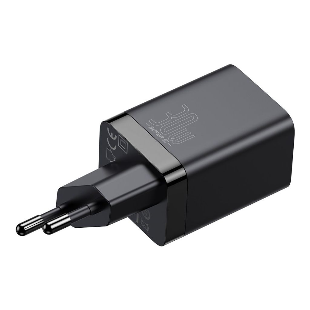 Baseus Super Si Pro Schnellladegerät USB + USB-C 30W Produktbild 