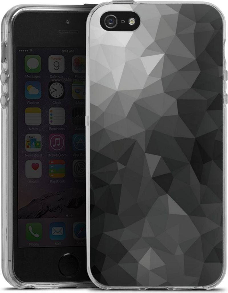 DeinDesign Handyhülle für Apple iPhone 5s Silikon Hülle Case Smartphone Schutzhülle Mosaik Muster Tarnmuster