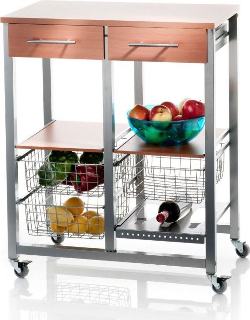 DON HIERRO - Küchenwagen mit Schubladen, Körben & Produktbild 