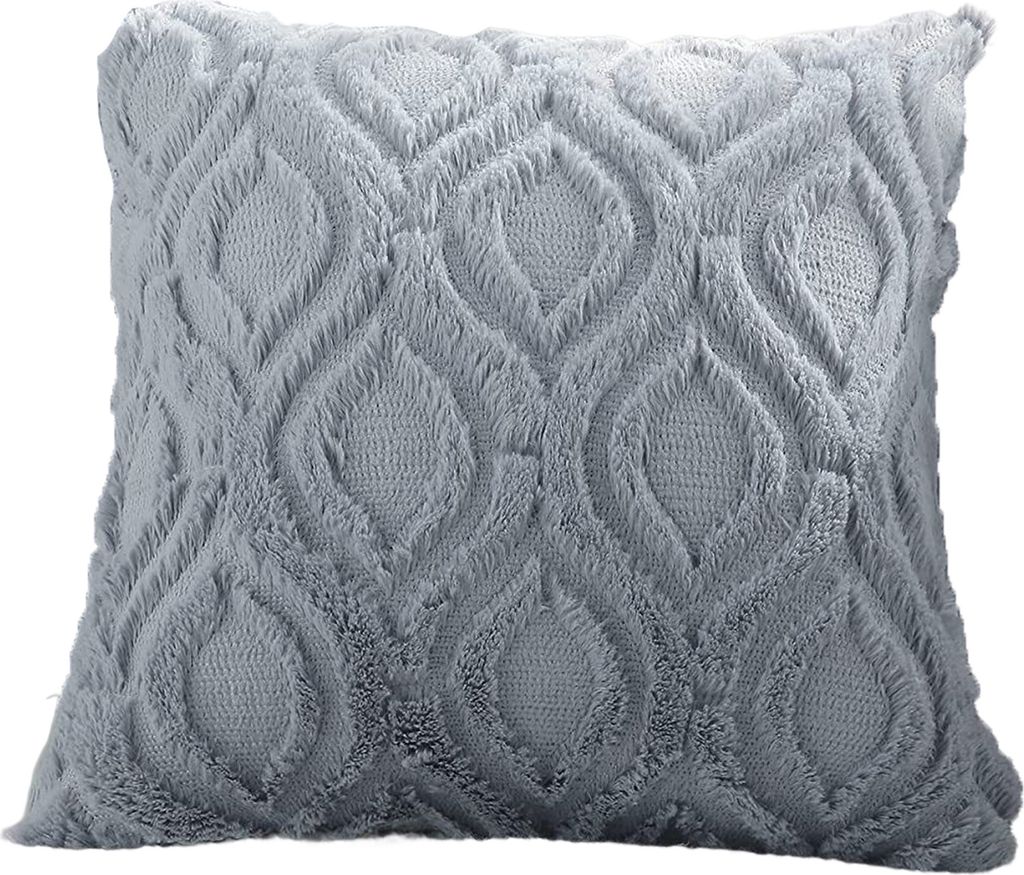 Kissenbezug, unsichtbarer Reißverschluss, leicht zu ersetzen, weiche Textur, Plüsch, angenehme Haptik, reißfest, nordischer Stil, Sofa-Kissenbez...