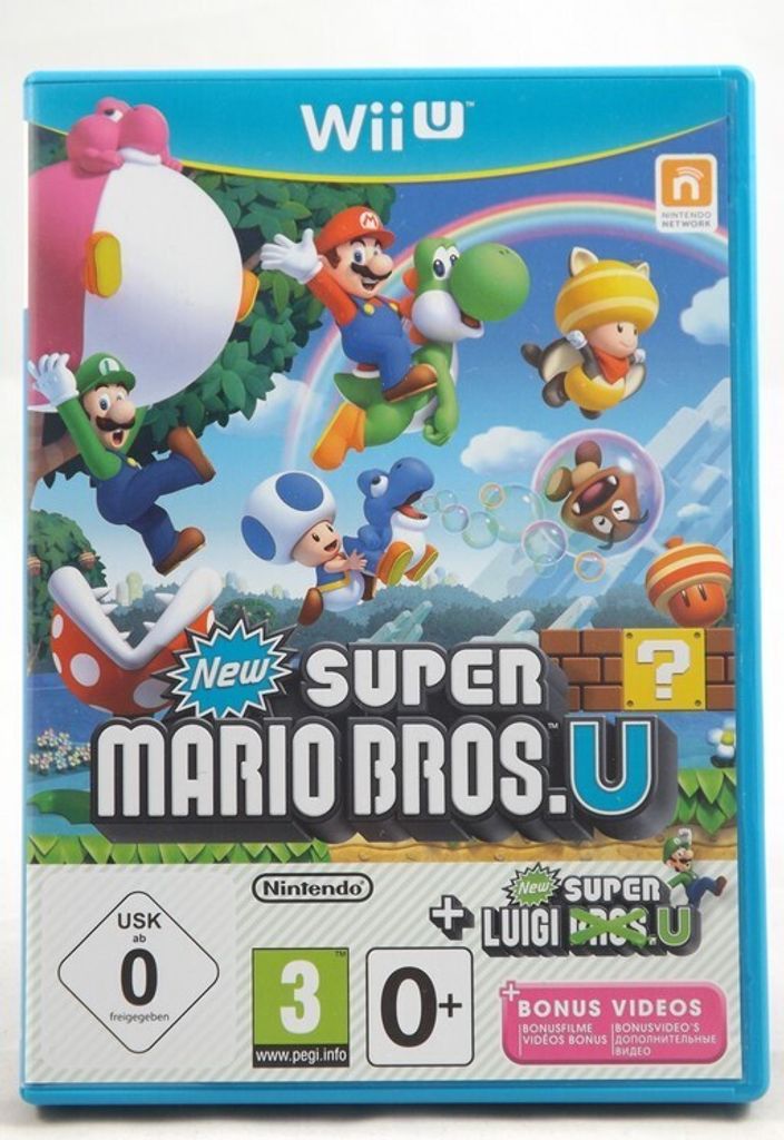 Nintendo New Super Mario Bros. U + New Super Luigi U Produktbild 