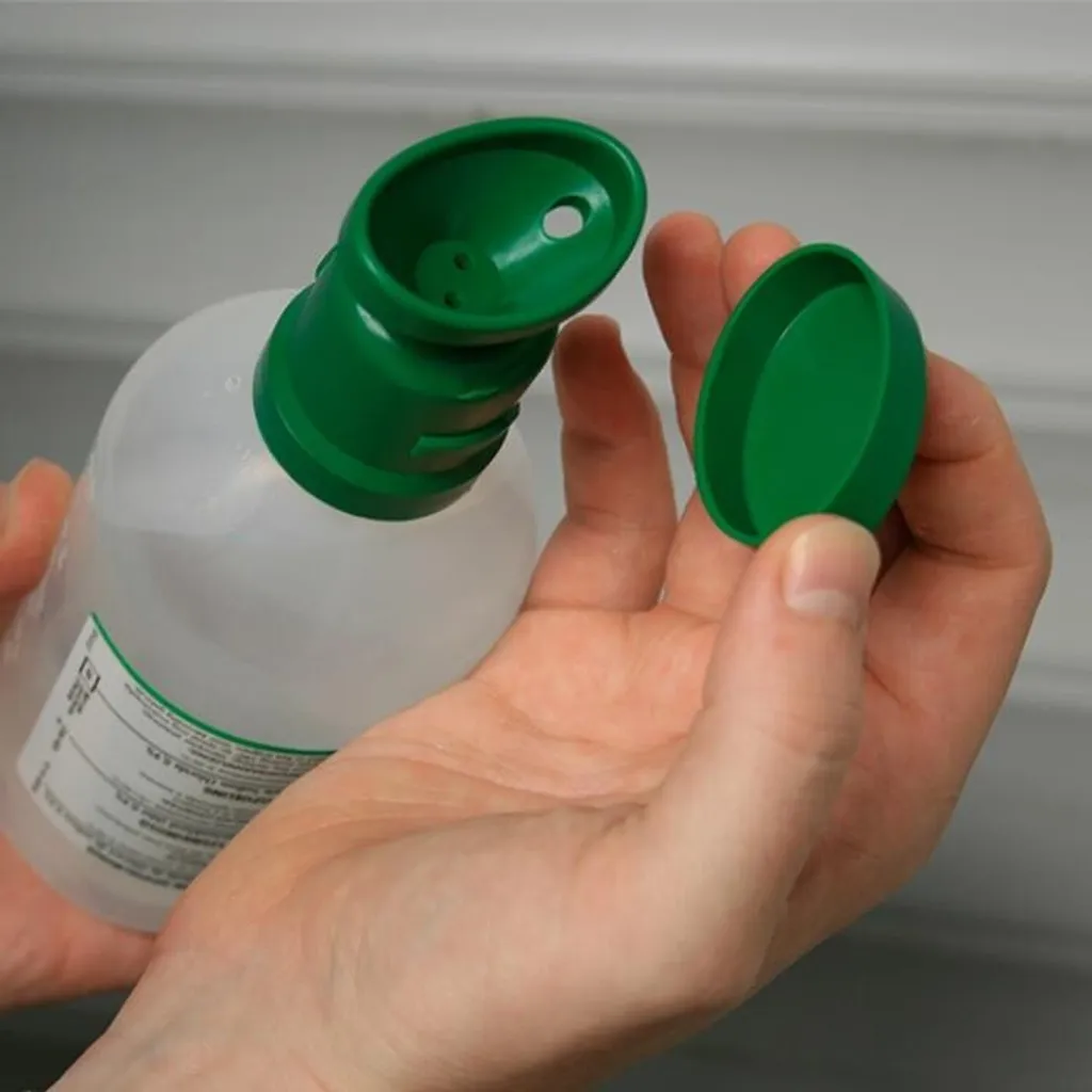 Stazione Emergenza Occhi PLUM 500ml | Design Ergonomico e Sicuro - 6