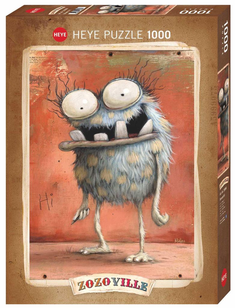 HEYE Puzzle Zozoville: Hallo 1000 Teile Produktbild 