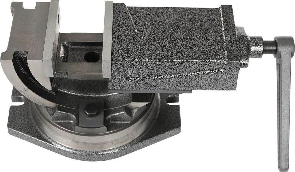 Maschinenschraubstock - Bohrmaschinen-/Tischschraubstock - Gusseisen - Backenbreite 10,2 cm - Spannweite 8 cm - Manuell - Grün