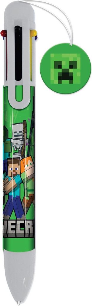 Minecraft Sechsfarb-Kugelschreiber Produktbild 