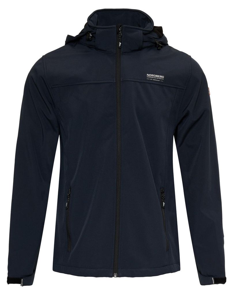 Nordberg ELDGRIM - Softshell Outdoor Sommerjacke Herren - Navy - Größe M