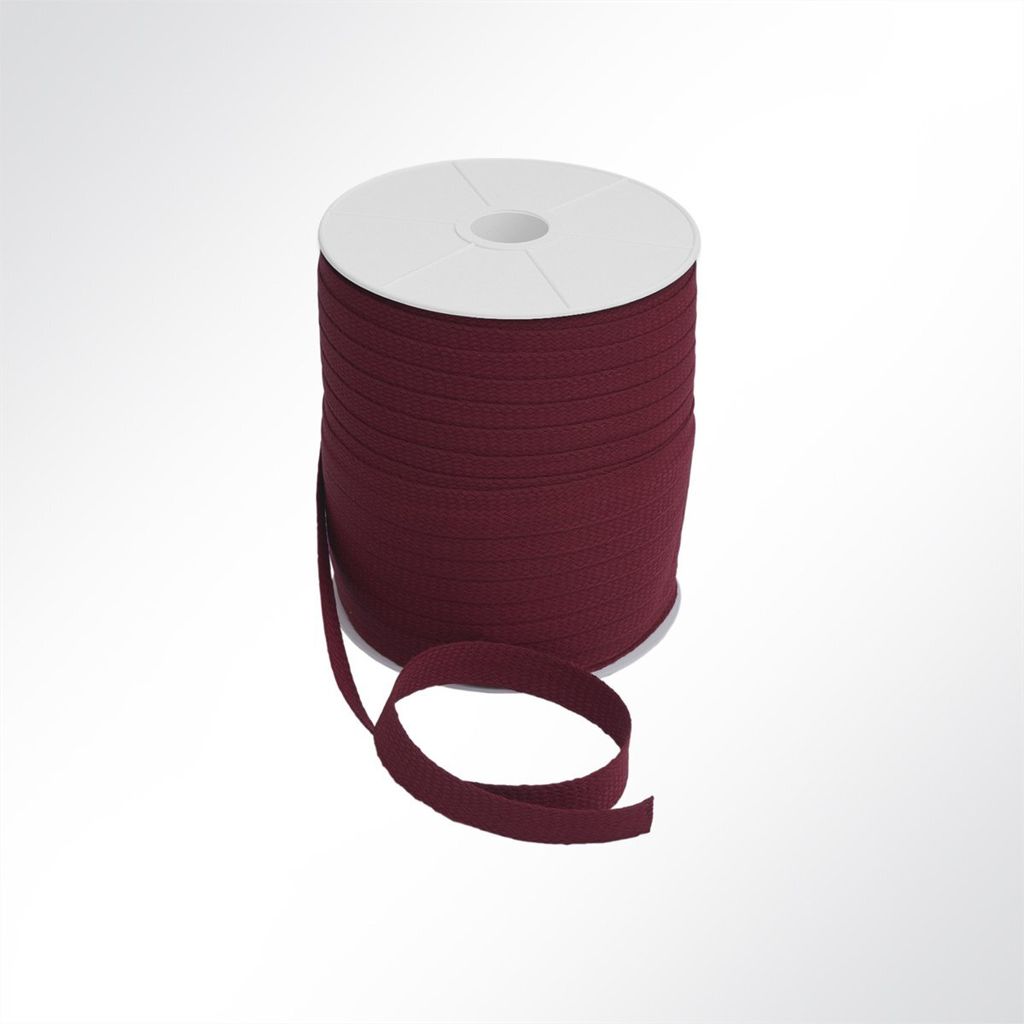 Lysel Acryl Einfassband für Taschen o. Sonnensegel (B) 25mm in bordeaux VE 12m