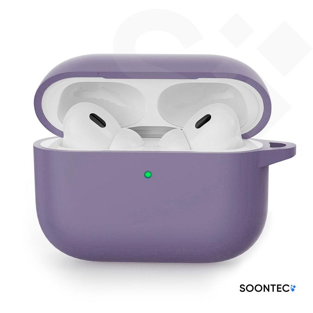 SOONTEC Kopfhörer-Schutzhülle Lavendel SOONTEC Hülle für AirPods Pro 3. Generation Case