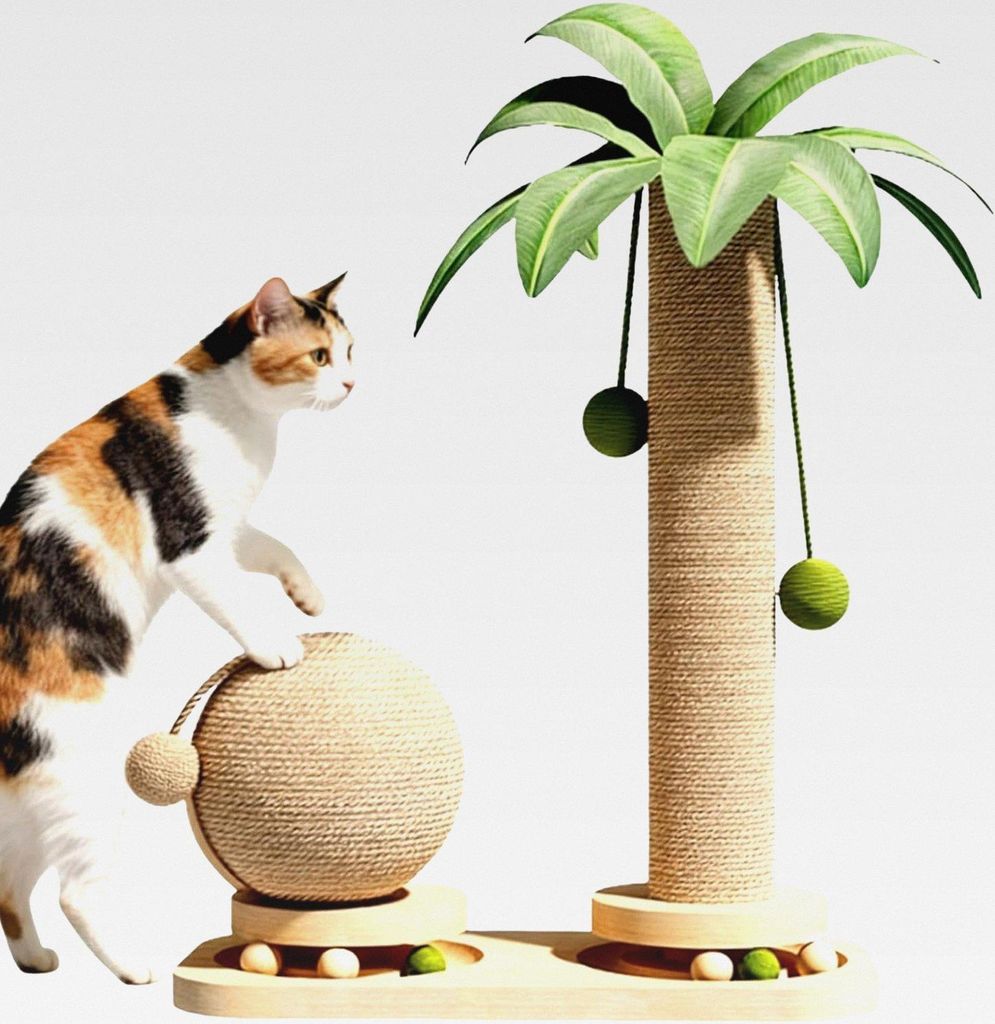 Kletterturm für Katzen – Spielzeug aus Sisal zum Schutz von Möbeln | Katzenspielzeug für den Innenbereich, für Familie, Freunde, Liebhaber, G...