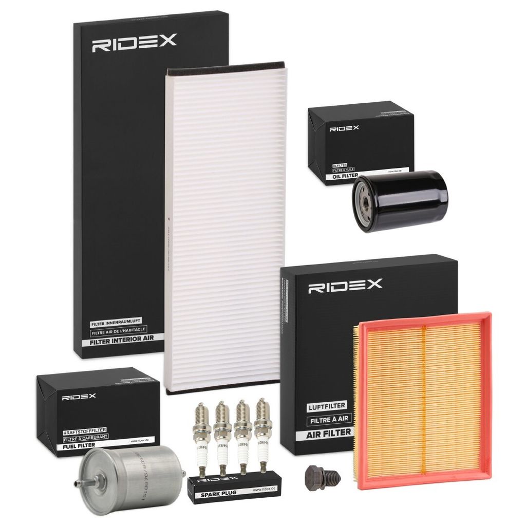 RIDEX Inspektionspaket Filterset für AUDI A4 Limousine (8D2, B5) A4 Avant (8D5, B5)