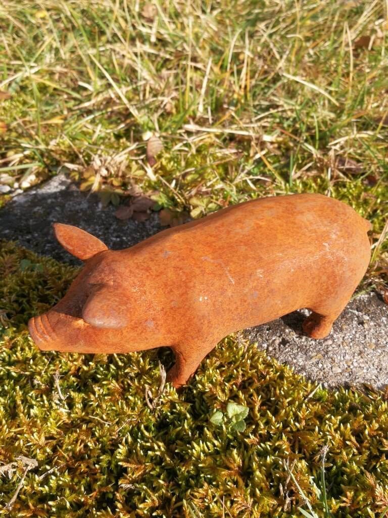Gusseisen Schwein Porky Schwein Porky - sehr groß