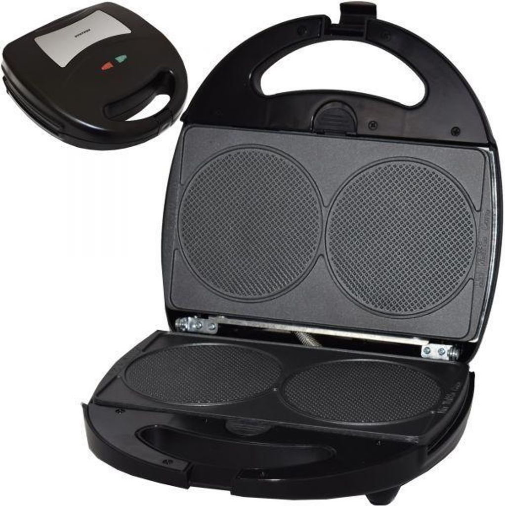 Syntrox Germany Multimaker SM-1300W-Masto mit Wechselplatten – 1300W Leistung, vielseitig für Waffeln, Sandwiches, Grillen & mehr (Hörncheneisen)