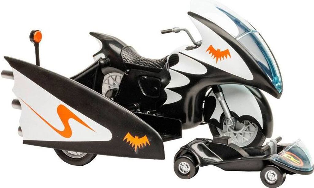 McFarlane Toys - DC Retro Fahrzeug Batcycle with Side Car