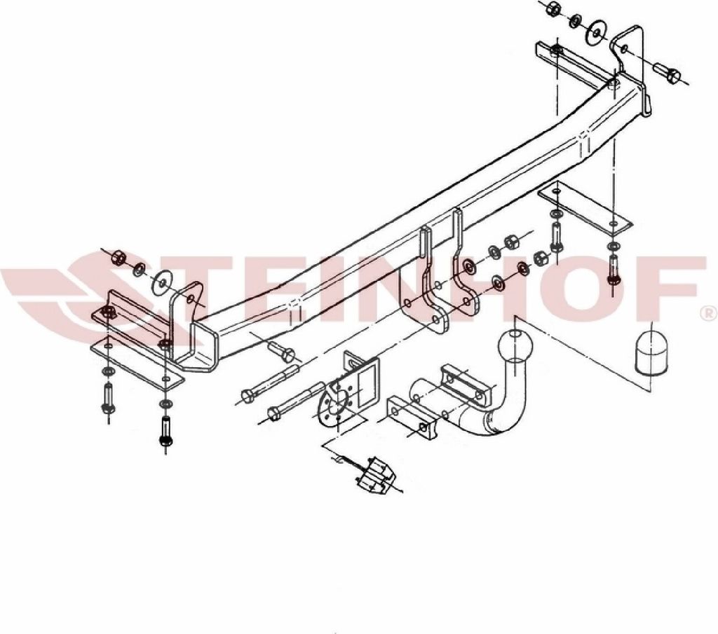 Z547791 Anhängerkupplung passend für SEAT Cordoba 1997-08/1999 starr