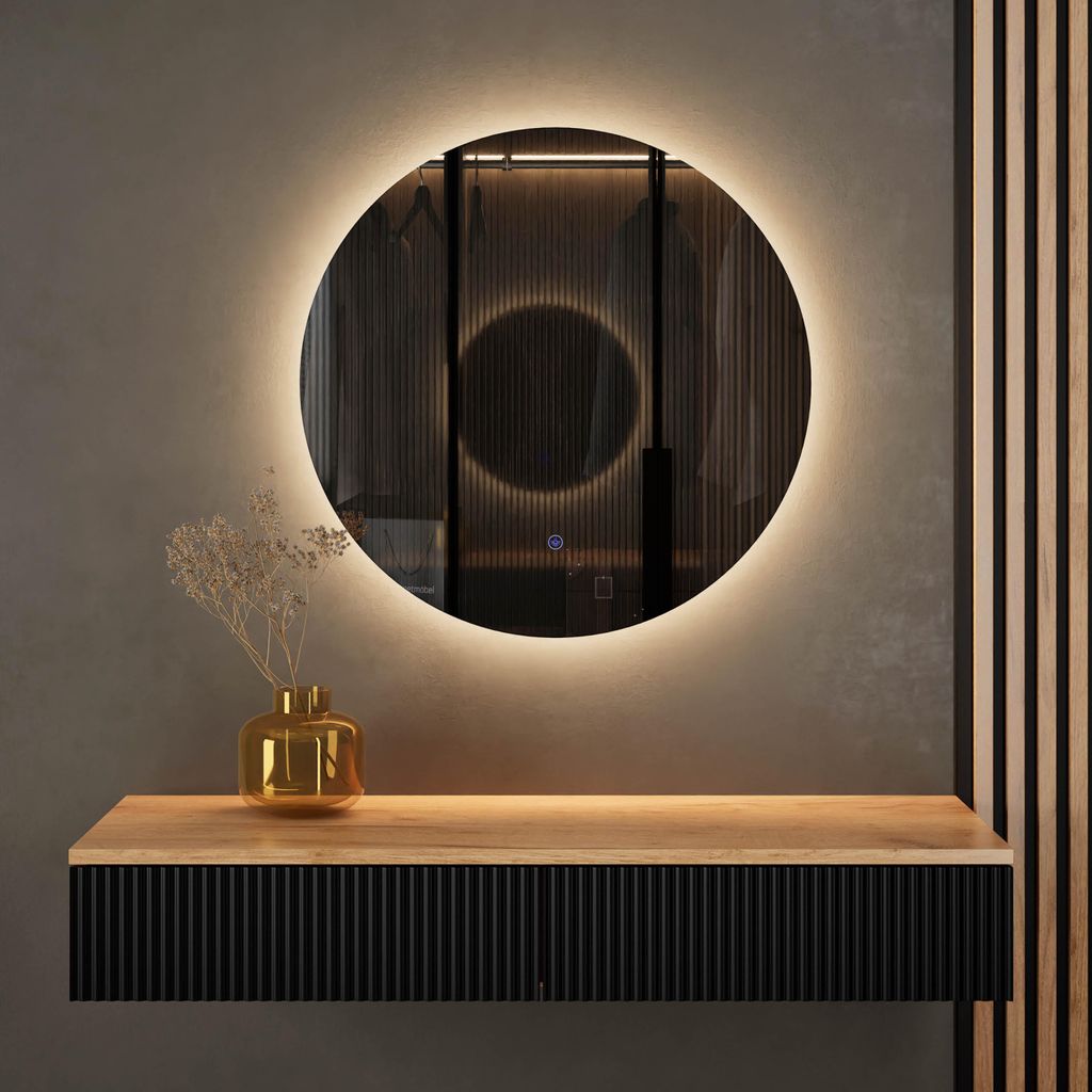 Planetmöbel AMYRA Konsolentisch 100 cm in Gold Eiche / Produktbild 