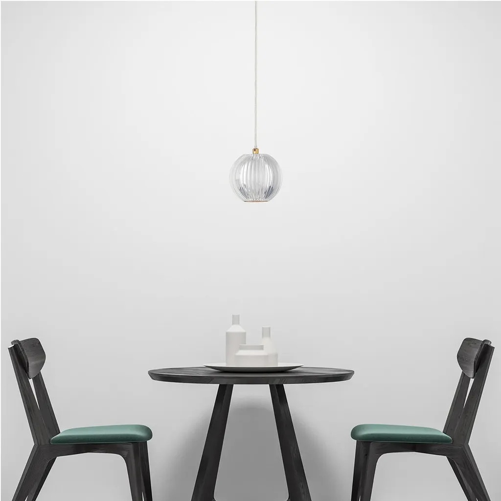 Luminaire Suspendu LED Doré 5W Nuances de Blanc et Métal 120 cm