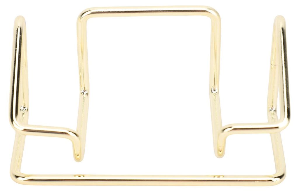 5er-Pack Visitenkartenhalter, glatte Eisenoberfläche, multifunktional, für Bürozwecke, Gold