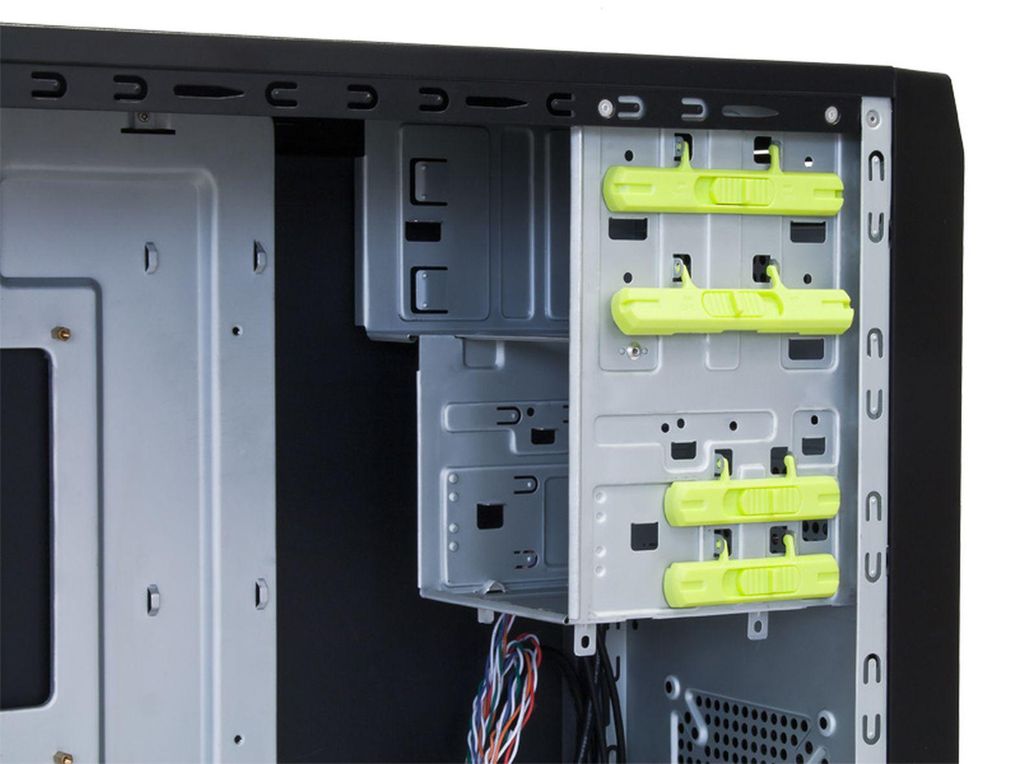 Chieftec LG-01B-OP, Midi Tower, PC, Schwarz, ATX, micro ATX, Heimbüro, 14 cm
