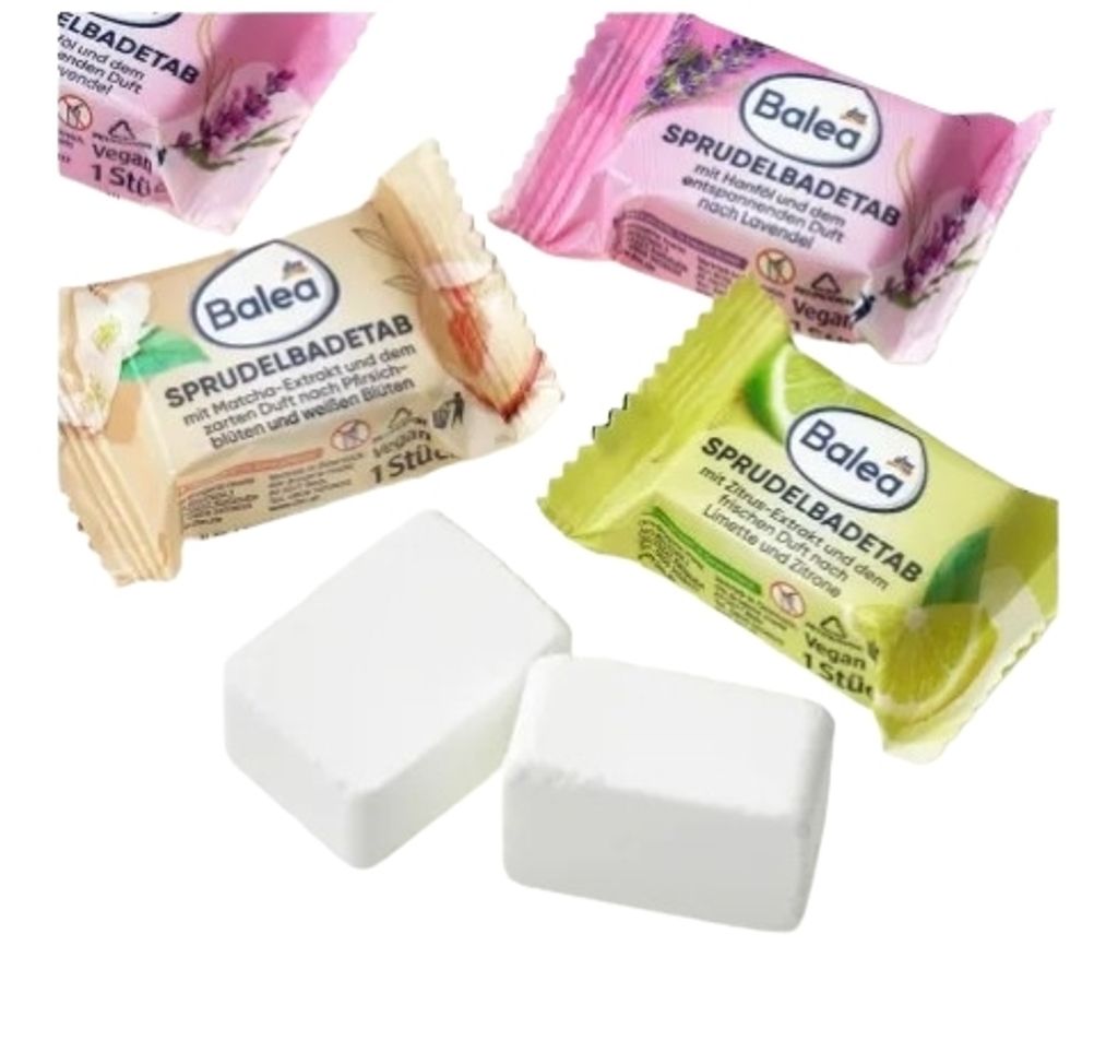 (DE) Balea Musujące tabletki do kąpieli Wellness, 1 sztuka (PRODUKT Z NIEMIEC)