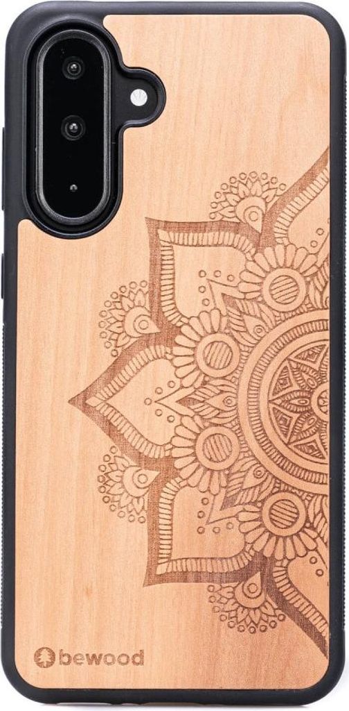 Bewood Holzhülle für Samsung Galaxy A56 5G MANDALA APFELBAUM