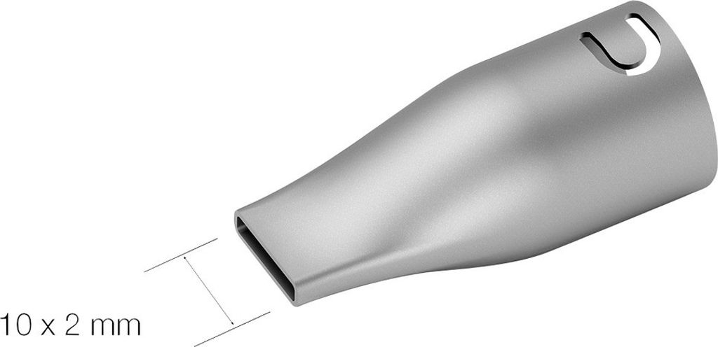 JBC Heißluftdüse Serie JT, JN7637/10 x 2 mm, Flachdüse JN7637