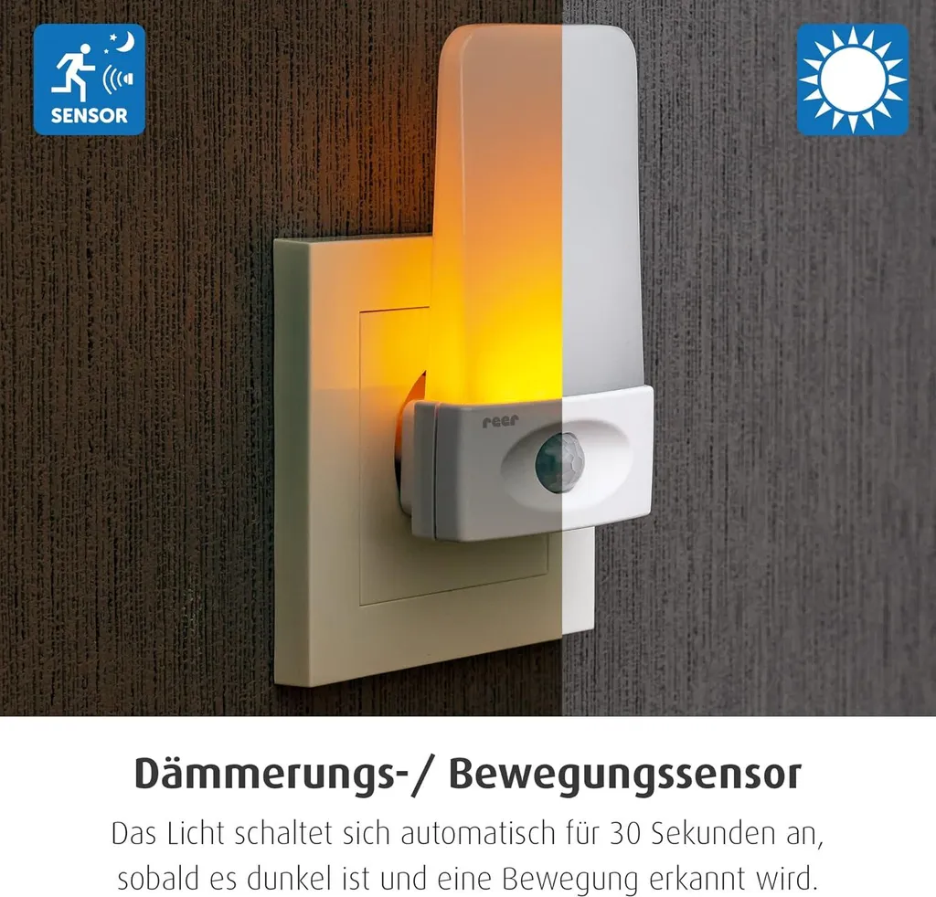 Reer Night Guide Veilleuse LED à Détection de Mouvement Intelligente