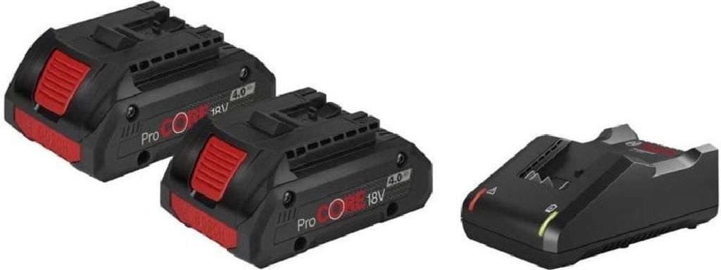 Bosch Starter Set Standard 2x ProCORE18V 4.0Ah + GAL 18V-40 Produktbild