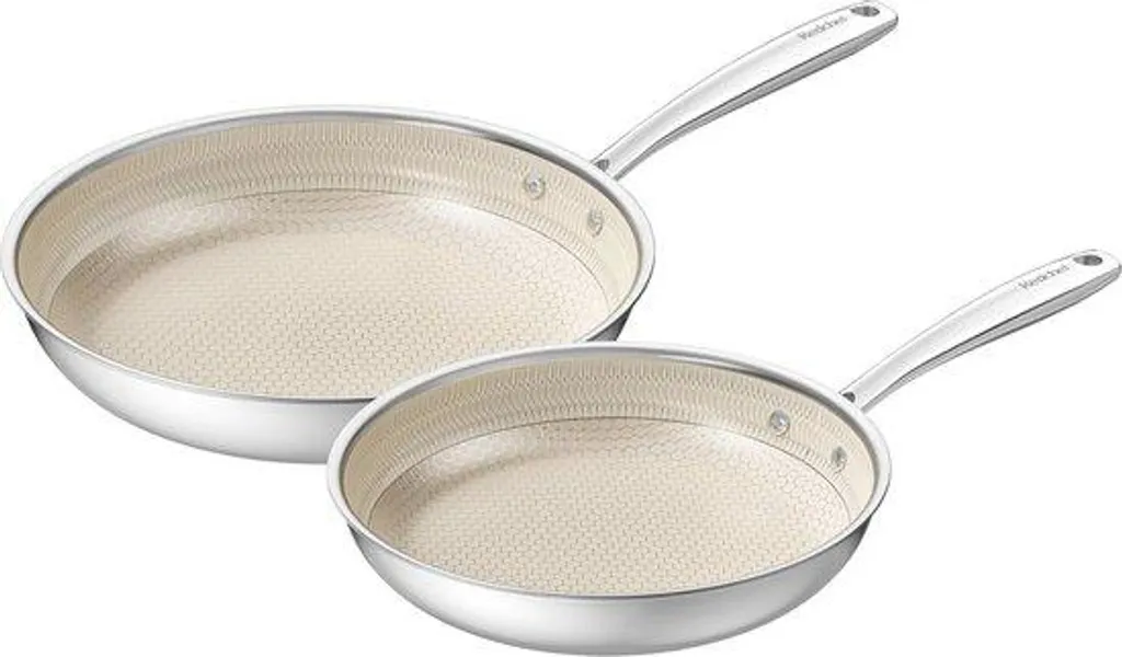 Poêles inox induction 24 et 28 cm : idéal pour saisir et mijoter