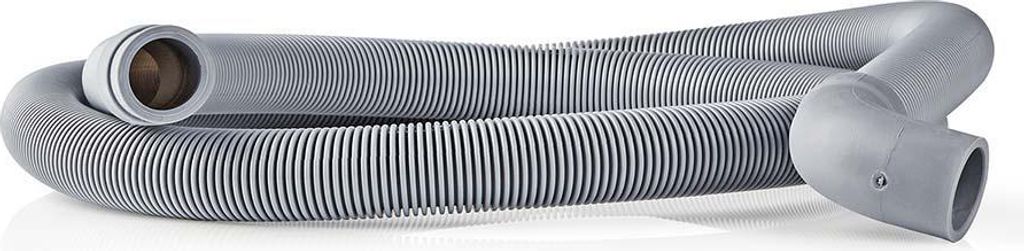 Nedis Ablaufschlauch - 22 mm - 19 mm - 0.5 Bar - 2.50 m - Anwendung: Schüssel / Waschmaschine - Grau